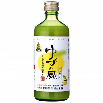 （代引き不可）（同梱不可） 北川村ゆず王国　ゆずドリンク　ゆずの風　500ml　6本セット　 11003 オリゴ糖が入った後味スッキリのゆずドリンク