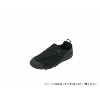 （同梱不可） すたこらさんソフト 100 ブラック 26.0/26.5cm のびのび素材