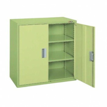 （代引き不可）（同梱不可） サカエ 工具管理ユニットKU型 スチール両開き扉タイプ 900×450×880mm グリーン KU-93B 合理的な組み合わせで収納効率が更にアップ