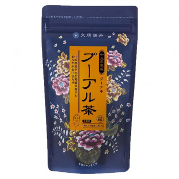 （代引き不可）（同梱不可） 久順銘茶　リーフ　中国茶 プーアル茶 80g　12個セット 354 中国雲南省のプーアル茶でカビ臭さの無いまろやかな味が特徴