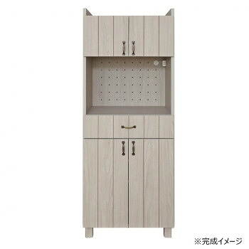 （代引き不可）（同梱不可） 日本製組立家具 キッチン収納キャビネット CO-CN-1660TH キッチンが綺麗にまとまる｜オフィス　ユー