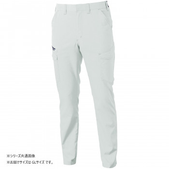 （同梱不可） 桑和 3478-08 カーゴパンツ GLサイズ シルバーグレー(22) シワになりにくく動きやすい 5,011円