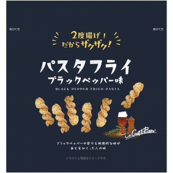 （代引き不可）（同梱不可） まるか食品 パスタフライ ブラックペッパー味 30g　72個入 ピリッと刺激的なブラックペッパーがあとをひく味わい｜オフィス　ユー