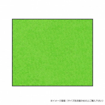 （同梱不可） (クリーンテックス) スタンダードマットS ライム・グリーン 75&times;90 cm シンプルな玄関マット｜オフィス　ユー