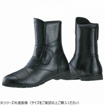 （同梱不可） NTB42A ノンファスナーPUショートブーツ2 BK 26 NTB42A-260 ワンアクションで簡単着脱