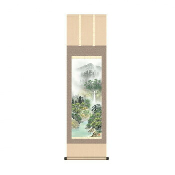 （同梱不可） 掛軸 伊藤渓山秀麗名瀧 44.5&times;164cm KZ2MB1-N056 床の間に日本の美・掛け軸を。｜オフィス　ユー 7,680円