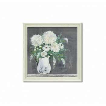 （同梱不可） アートフレーム ジュリア プリントン「レイト サマー ブーケ」 JP-13006 絵と額がセット