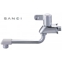 (同梱不可) 三栄水栓 SANEI 自在水栓 JA102DC-13 横レバーの自在水栓です。|オフィス ユー