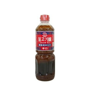 （同梱不可） サンダイナー食品 焼肉たれ ブルコギヤン(辛口) 730ml 12本 593 絶品韓国風焼肉を楽しめる