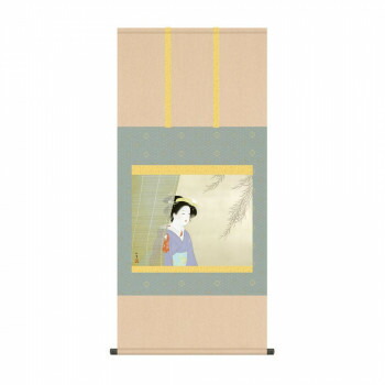 (同梱不可) 掛軸 上村松園涼風 54.5×115cm KZ2G9-025 床の間に日本の美・掛け軸を。|オフィス ユー