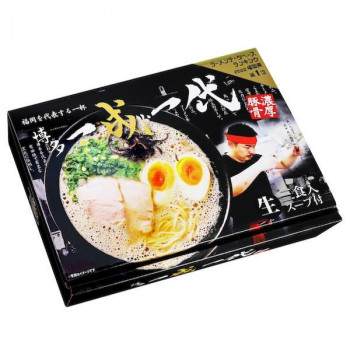 （代引き不可）（同梱不可） 博多ラーメン 一成一代 PB-160 &times;15個セット 万人受けは求めない唯一無二の濃厚ど豚骨｜オフィス　ユー