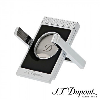（同梱不可） S.T. Dupont　エス・テー・デュポン　シガーカッター スタンド ブラック＆クローム　003415 時と香りを慈しんでいただくための特別なアイテム