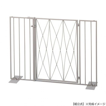 （同梱不可） セトクラフト Pet gate ペットゲート オーバル 扉タイプ ラテ S23-0650 置くだけ簡単設置