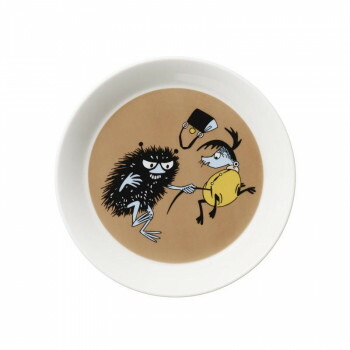 （同梱不可） （A） Moomin ムーミン クラシック プレート 19cm スティンキー(インアクション) 1062216 「スティンキー」が描かれたプレート