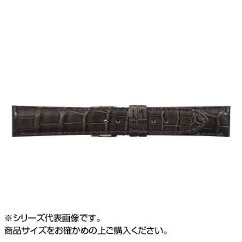（同梱不可） MIMOSA(ミモザ) 時計バンド クロコマット 19mm グレー (美錠:銀) WRM-GR19 場面に合わせて、スタイリッシュにベルト交換!