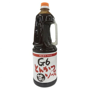 （代引き不可）（同梱不可） タカハシソース　G6とんかつソース甘口 1.8L 8本セット　704140 業務用の甘口とんかつソース!