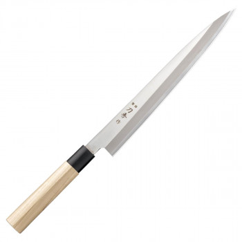 （同梱不可） 富士カトラリー 刀秀作 モリブデンバナジウム鋼和包丁 柳刃270mm FC-364 切れ味と耐久性に優れたモリブデンバナジウム鋼を採用