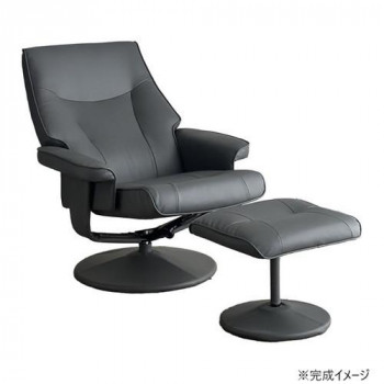 （代引き不可）（同梱不可） 東馬(TOHMA) FZ MSY(マッシュ) パーソナルチェア GY グレー 54685550 インテリアに合わせやすいパーソナルチェア