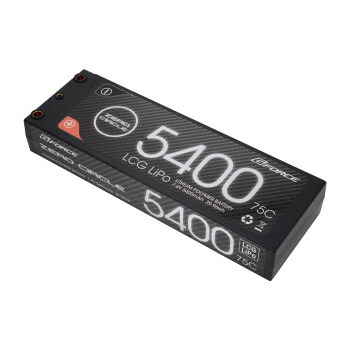 （同梱不可） G-FORCE ジーフォース ZERO CIRCLE LCG 7.4V 5400mAh 75C GE220 ツーリングカーに必須のLCG LiPo
