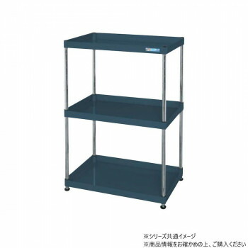 （代引き不可）（同梱不可） サカエ CSパールワゴン固定タイプ 樹脂製 ダークグレー CSPN-75103D ボルトレスで組立簡単