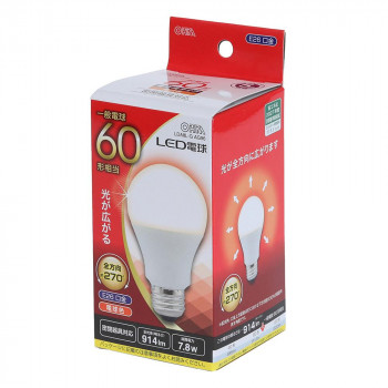 高級素材使用ブランド 同梱不可 Ohm Led電球 E26 60形相当 電球色 Lda8l G Ag96 Luizbrites Com Br