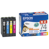ＥＰＳＯＮ インクカートリッジ IC4CL74 4色パック / インクカートリッジ / 869839