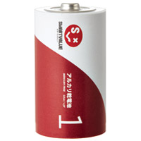 スマートバリュー アルカリ乾電池 単1&times;100本 N221J-2P-50 / 乾電池 / 888960｜オフィスマーケット