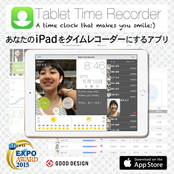 タブレット タイムレコーダー オフィス機器 シュレッター タイムカード レコーダー 本体 タブレット Ipad プラス 自動集計 オフィスマーケット Ipadをタイムレコーダーにするアプリ