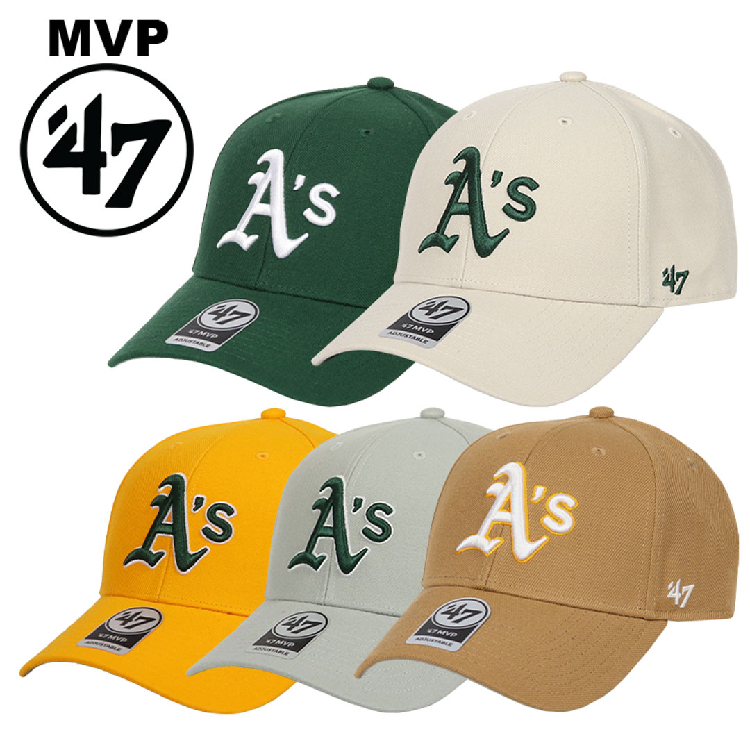 楽天市場】47Brand キャップ MVP オークランド・アスレチックス