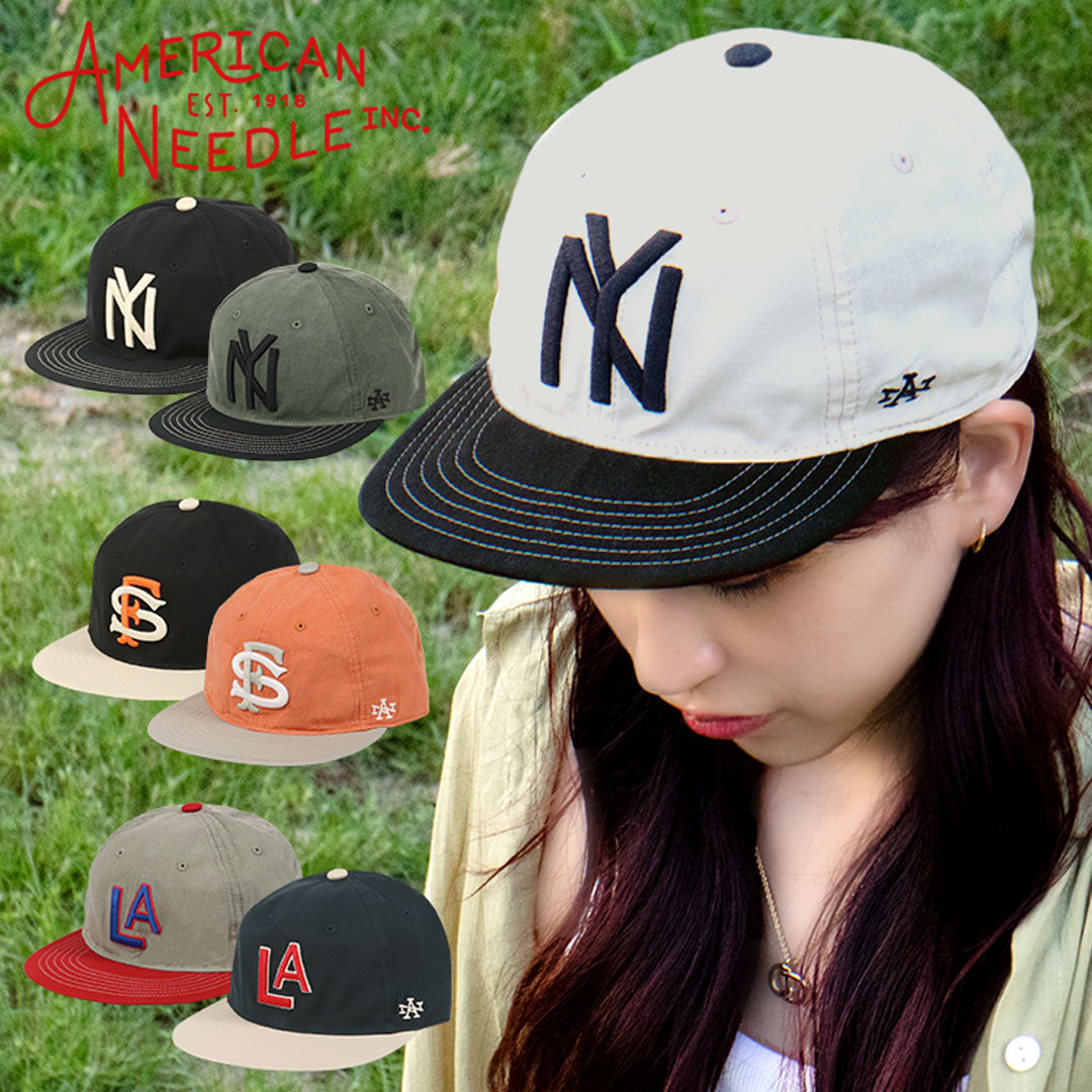 New York Yankees American Needle キャップ 総柄 New York Yankees American Needle キャップ 総柄