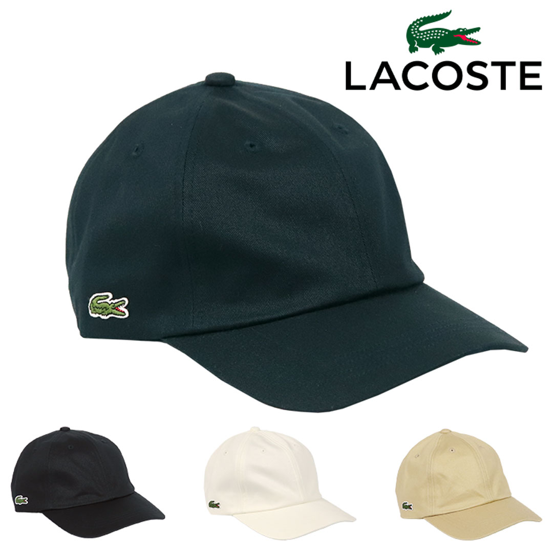 未使用　LACOSTE ラコステ ワンポイント　ウール　ベレー帽　帽子　黒57㎝ LACOSTE 帽子 ベレー帽 ベーシックコットンハンチング メンズ