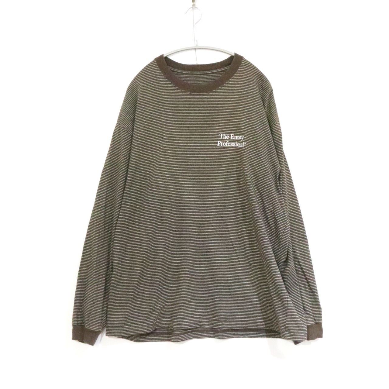 【美品】ENNOY エンノイ long sleeve hem rib tee ennoy Long sleeve hem rib tee (BLACK)
