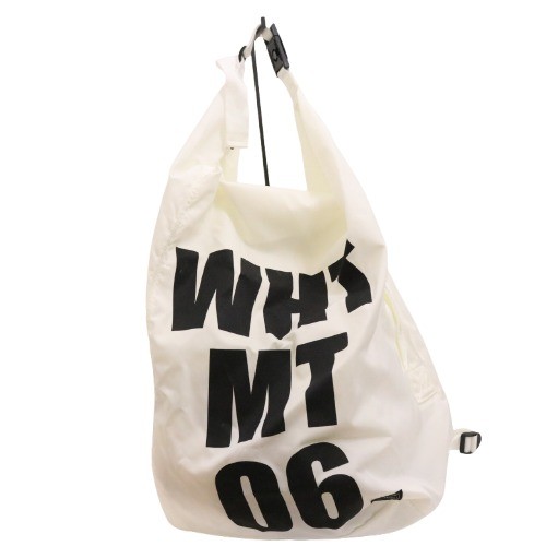 【中古】White Mountaineering ホワイトマウンテニアリング × PORTER ポーター メンズ バックパック リュック 10周年記念 3WAY NYLON BAG ナイロン 白 中古B 古着|OFRECO店