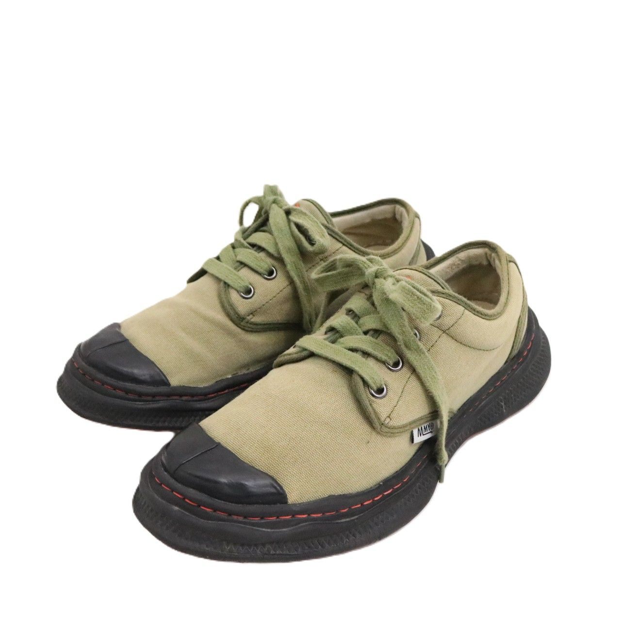 【中古】MIHARA YASUHIRO ミハラヤスヒロ × NIGEL CABOURN ナイジェルケーボン 28.0糎 メンズ スニーカー C04FW704 カーキ 中古C 古着