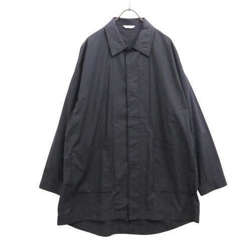 【中古】kontor コントロール M メンズ シャツ コート Balmacaan Shirt KON-CO02251 黒 中古A 古着｜OFRECO店