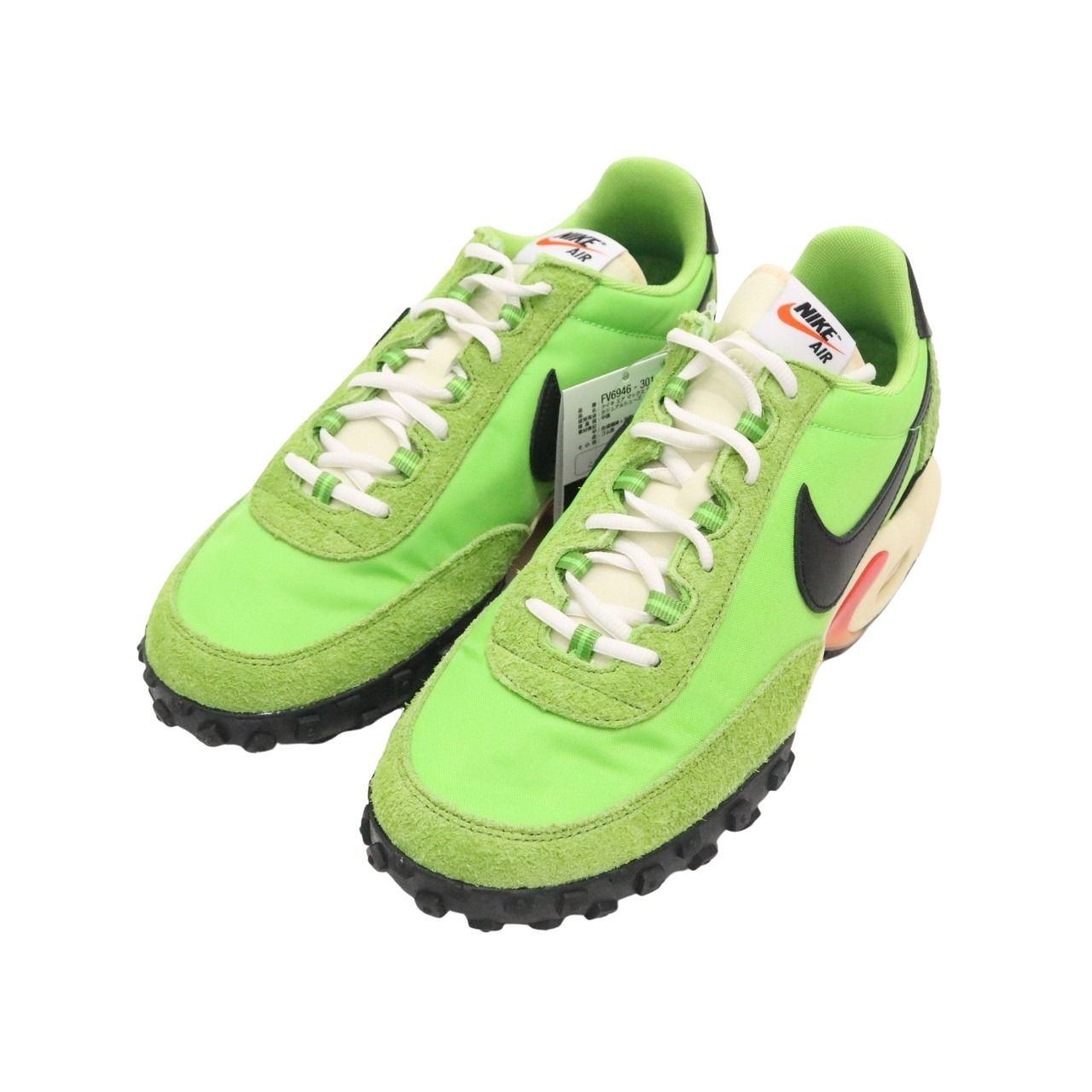 【新古品】NIKE ナイキ 29.0珊 メンズ スニーカー AIR MAX WAFFLE RACER SP FV6946-301 黄緑 新品 古着