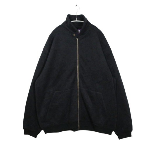 【中古A】メンズM ザ 北の方人間の顔 パープルレーベル ポーラテック 羊毛 フリース スウェーター 上衣 THE NORTH FACE PURPLE LABEL POLARTEC Wool Fleece Sweater Jacket N25FA051 黒いこと 貨物輸送無料