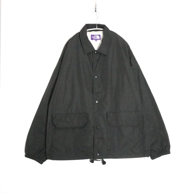 【中古A】メンズXL ザノースフェイスパープルレーベル 活動の領域 コーチ職 上衣 THE NORTH FACE PURPLE LABEL Field Coach Jacket 黒いこと 黒 25SS N25SA085