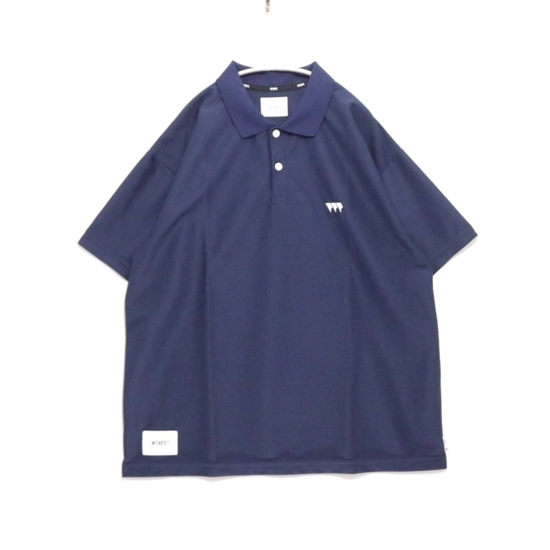 【中古A】サイズ 3 ダブルタップス WTAPS 25SS アカデミー 02 ショートスリーブ ポリ ポロシャツ ACADEMY 02 / SS / POLY 251ATDT-CSM29 ネイビー メンズ|OFRECO店