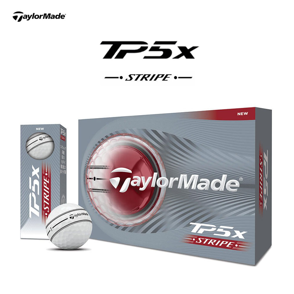 テーラーメイド TP5x ストライプ ゴルフボール 2026年モデル 1ダース 12球入り 日本正規品 TaylorMade STRIPE