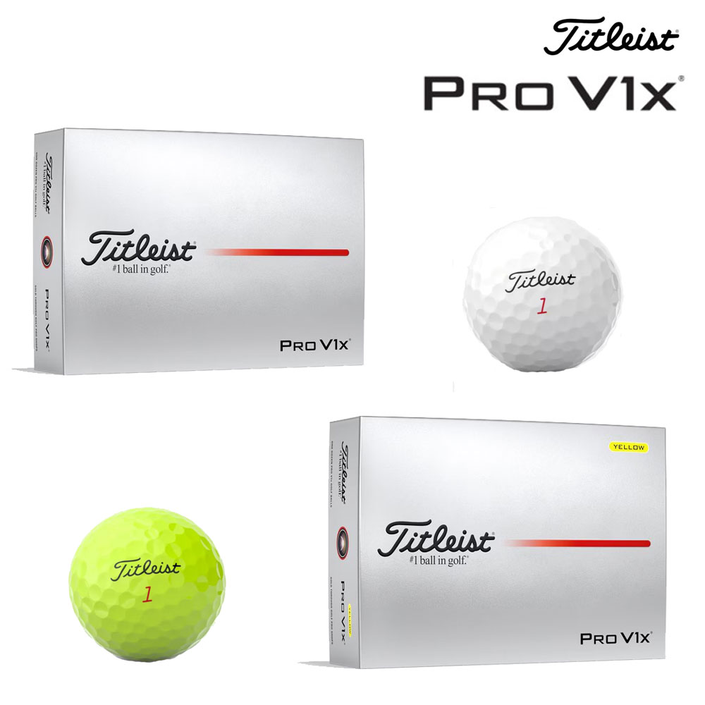 楽天市場】TITLEIST タイトリスト ゴルフボール PRO V1X 12球入