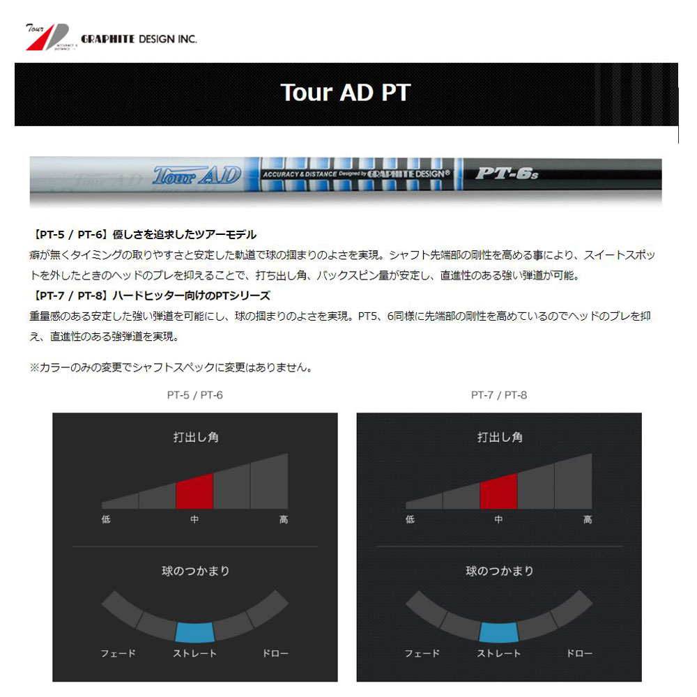 FW用 グラファイトデザイン ツアーAD コブラ用 PT Tour スリーブ付