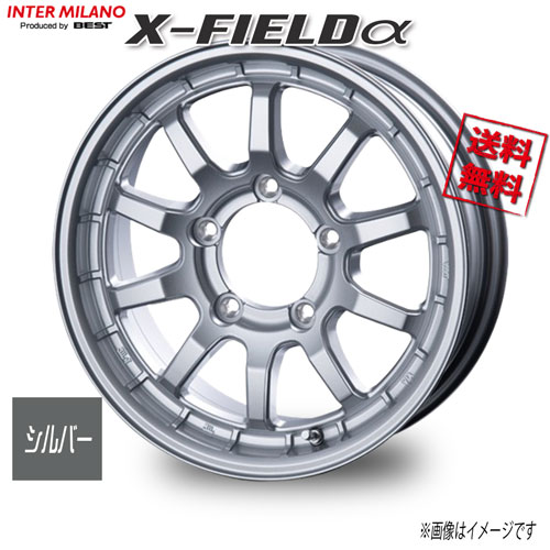 BEST X-FIELDα シルバー 16インチ 5H139.7 5.5J+20 1本 109 業販4本購入で送料無料｜トリプルウィン