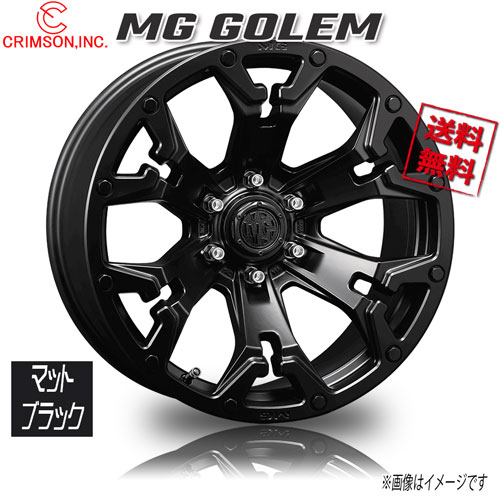 CRIMSON MG ゴーレム マットブラック 20インチ 6H139.7 9J-5 1本 106.2 業販4本購入で送料無料 39,397円