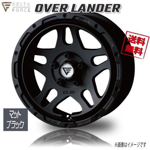 デルタフォース オーバーランダー OVER LANDER マットブラック 16インチ 5H114.3 7J+35 4本 73.1 業販4本購入で送料無料