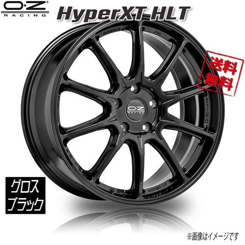 OZレーシング HyperXT HLT グロスブラック 20インチ 5H112 9.5J+26 4本 業販4本購入で送料無料|トリプルウィン