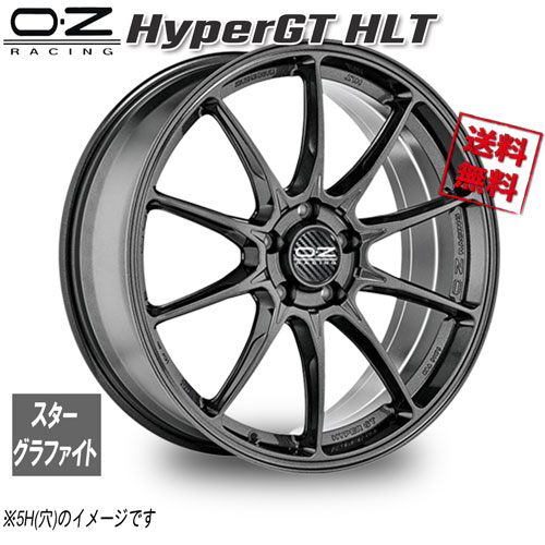 OZレーシング OZ HyperGT HLT スターグラファイト 18インチ 4H100 7J+35 1本 68 業販4本購入で送料無料 57,499円