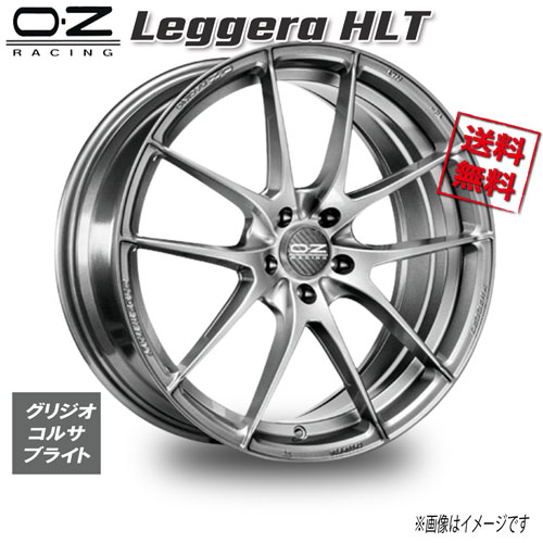 OZレーシング OZ Leggera HLT レッジェーラ グリジオコルサブライト 19インチ 5H130 11J+65 4本 71,56 業販4本購入で送料無料