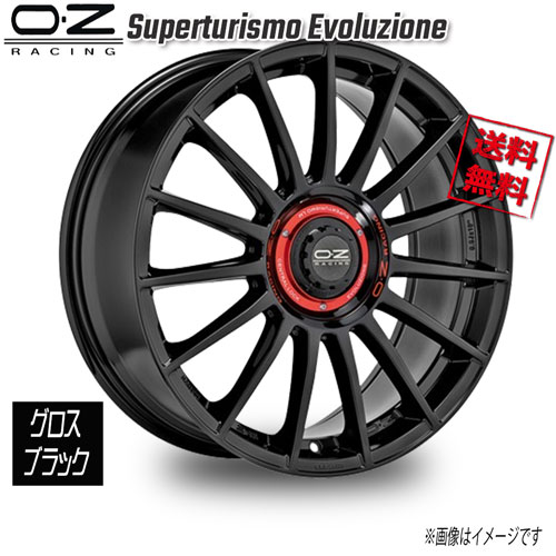 OZレーシング OZ Superturismo Evoluzione グロスブラック 19インチ 5H112 8.5J+30 4本 75 業販4本購入で送料無料｜トリプルウィン