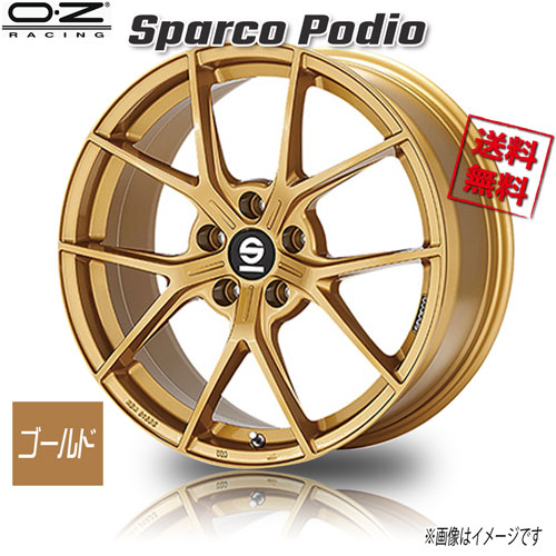 楽天市場】OZレーシング OZ Sparco Podio ゴールド 18インチ 5H114.3